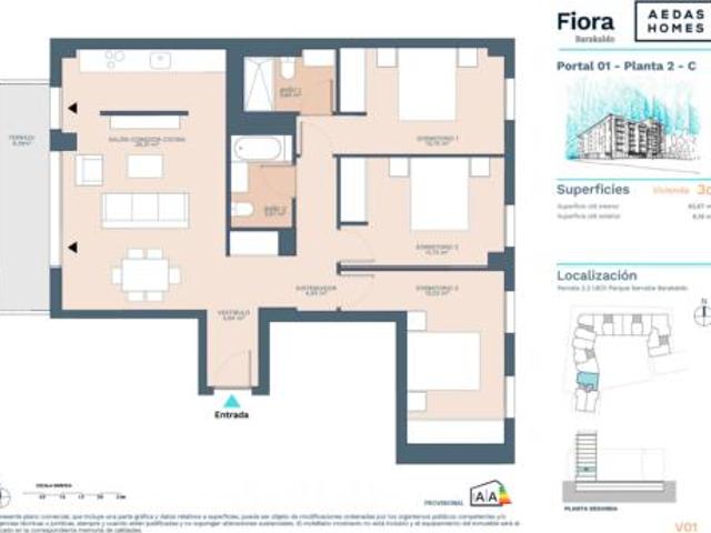 Piso en venta en Llano, Barakaldo