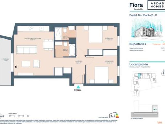 Piso en venta en Llano, Barakaldo