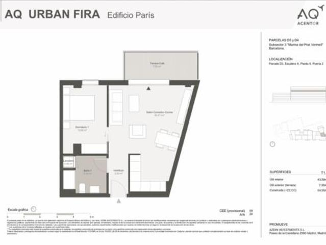 Piso en venta en Sants-Montjuïc, Barcelona