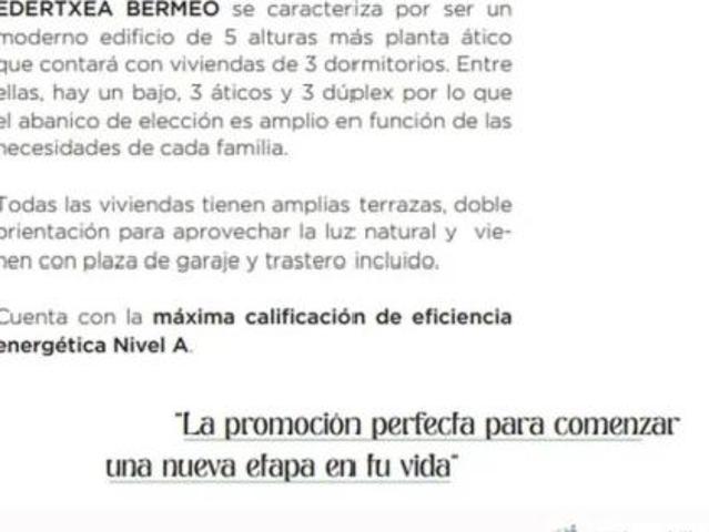 Piso en venta en Bermeo (Centro Urbano-Hirigunea), Bermeo