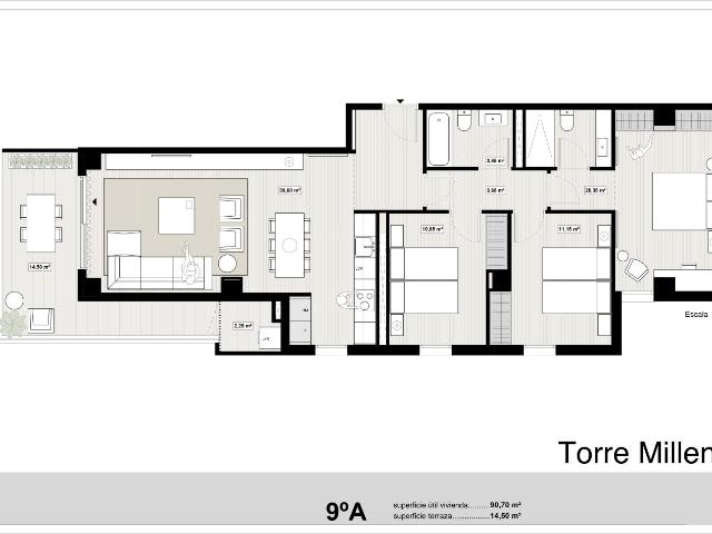 Piso en venta en Allende, Miranda De Ebro