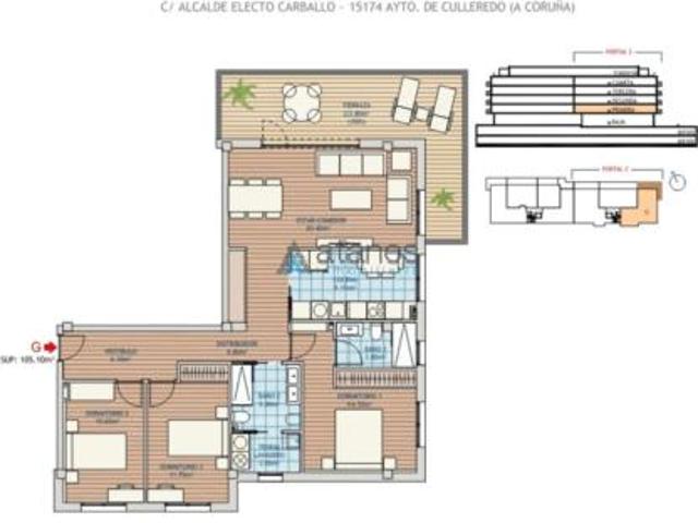 Piso en venta en Cordeda, A Coruña