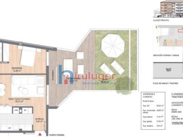 Piso en venta en Forua, Landaberde