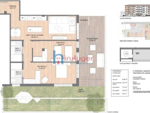 Piso en venta en Forua, Landaberde