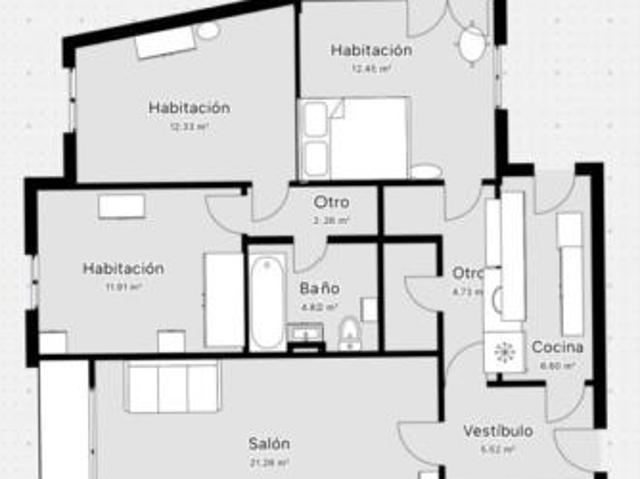 Piso en venta en Fuensalida, Castilla-La Mancha