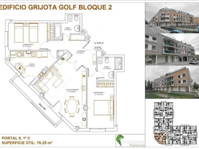 Piso en venta en Urbanización Puente Don Guarín, Grijota