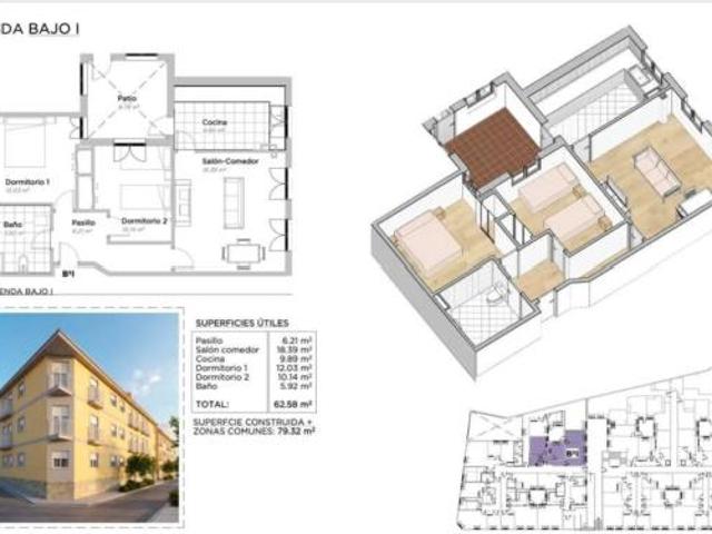 Piso en venta en Horcajo De Santiago, Castilla-La Mancha