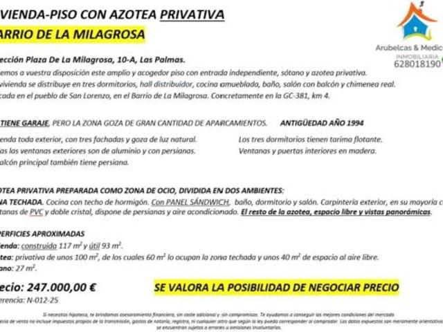 Piso en venta en La Milagrosa, Gran Canaria