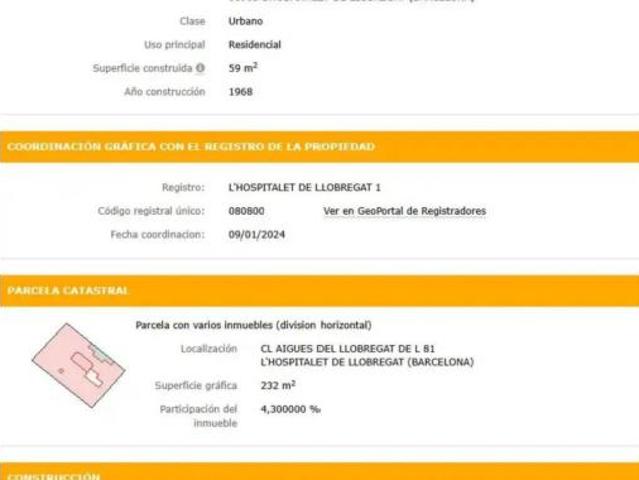 Piso en venta en Districte IV, Barcelonès