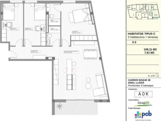 Piso en venta en La Bordeta, Segrià