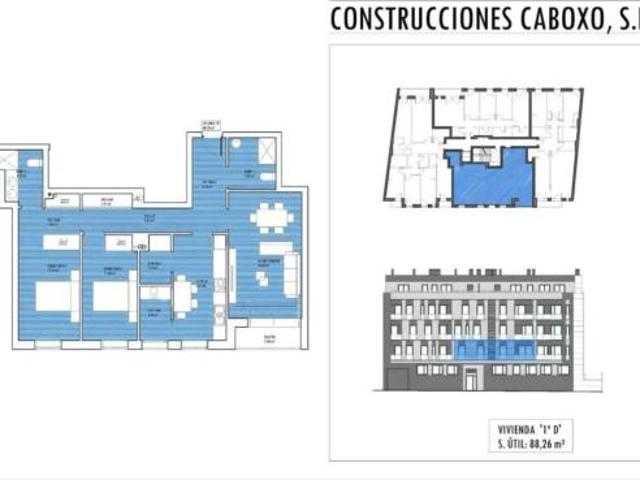 Piso en venta en Montirón, Lugo