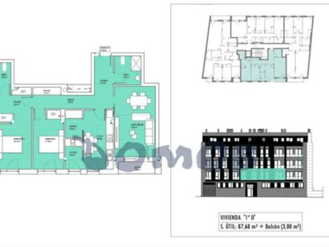 Piso en venta en Montirón, Lugo