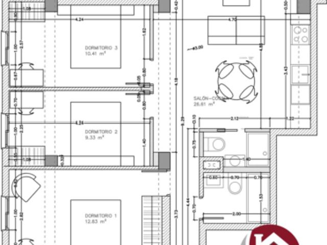 Piso en venta en Bailén-Miraflores, Málaga-Costa del Sol