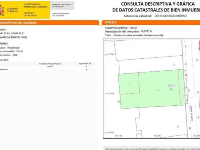 Piso en venta en Centre Històric de Manresa, Bages