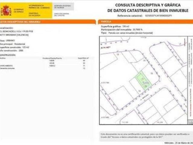 Piso en venta en Platja de Miramar, la Safor