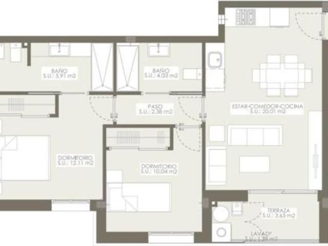 Piso en venta en El Raal, Área Metropolitana de Murcia