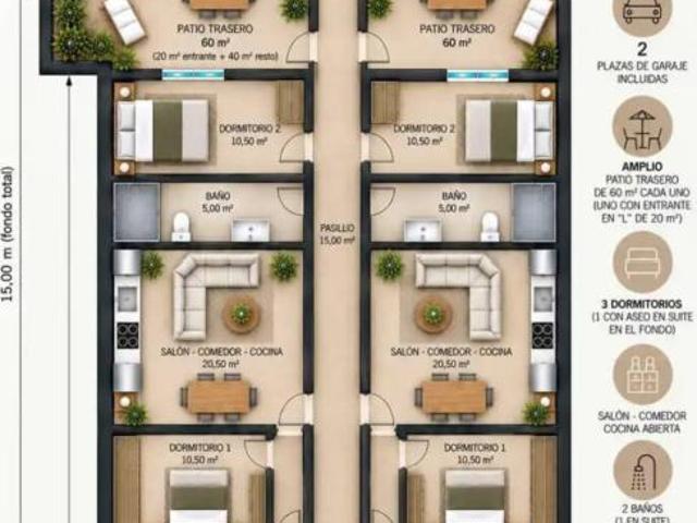 Piso en venta en Beniaján, Murcia