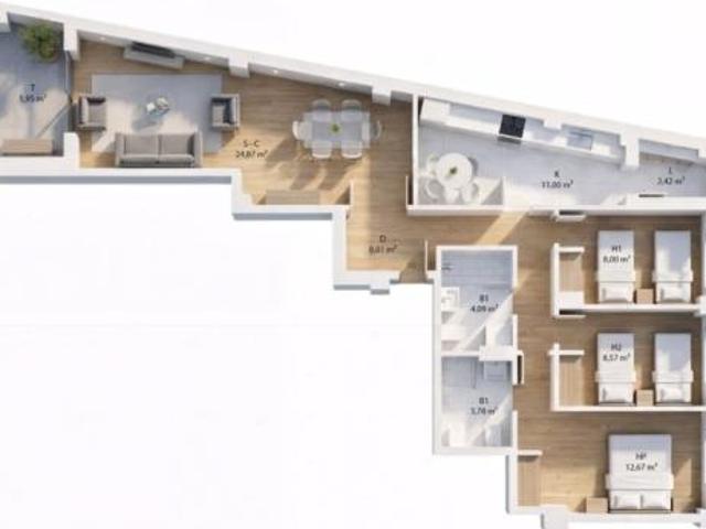 Piso en venta en l'Era Blanca, la Plana Baixa