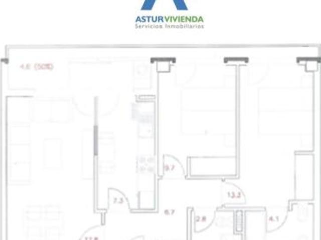 Piso en venta en Llamascura (La Manjoya), Oviedo