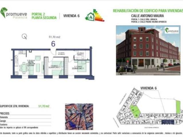 Piso en venta en Centro, Palencia
