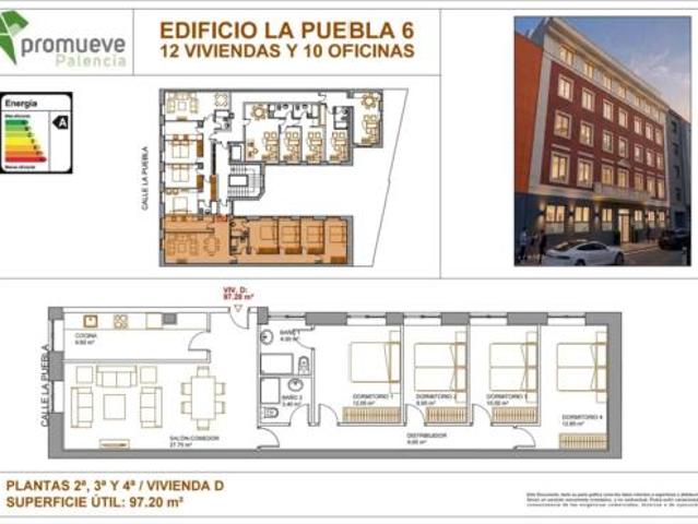 Apartamento en venta en Centro, Palencia