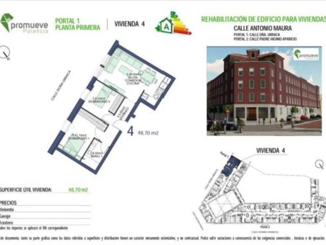 Piso en venta en Centro, Palencia
