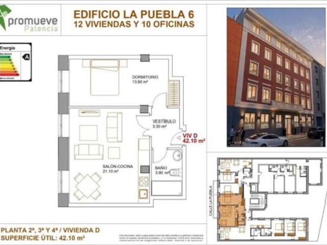 Piso en venta en Centro, Palencia