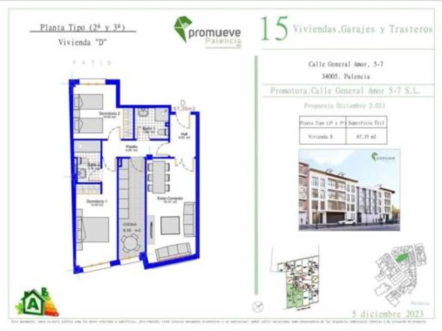 Piso en venta en Centro, Palencia