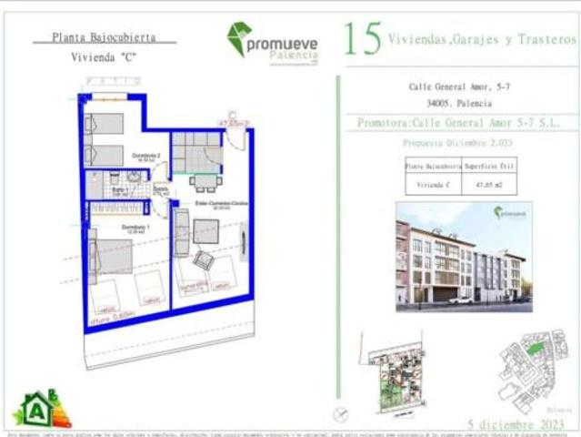 Piso en venta en Centro, Palencia