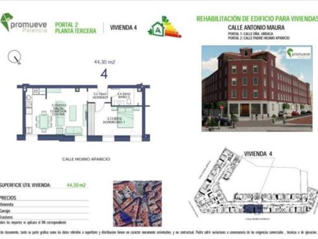Piso en venta en Centro, Palencia