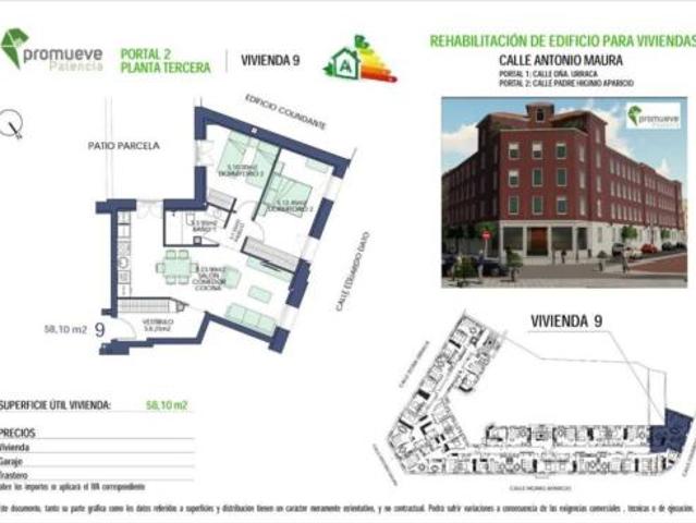 Piso en venta en Centro, Palencia
