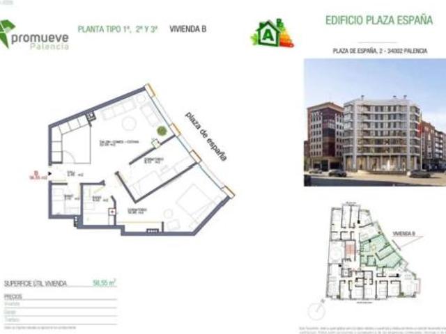 Piso en venta en El Carmen, Palencia