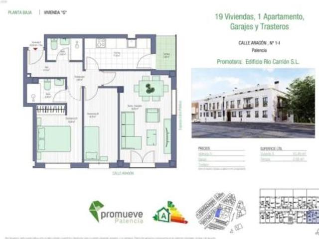 Piso en venta en El Cristo, Palencia