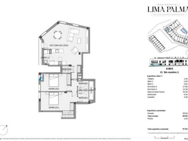 Piso en venta en es Coll d'en Rabassa, Palma