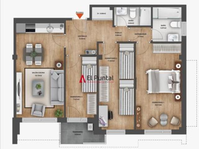 Piso en venta en Mortera, Piélagos