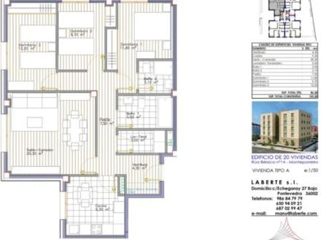 Piso en venta en Mourente, Pontevedra
