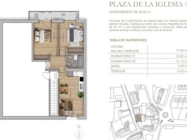 Piso en venta en Villalbilla, Madrid