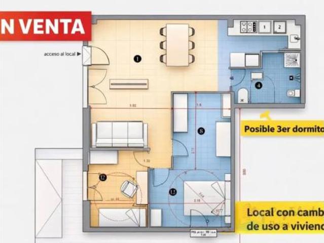 Piso en venta en Sant Antoni de Portmany, Eivissa