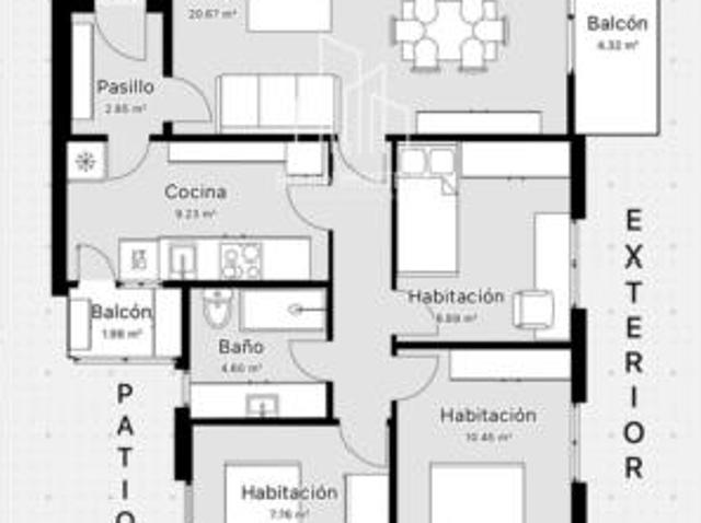 Piso en venta en Urbanización El Encinar, Terradillos