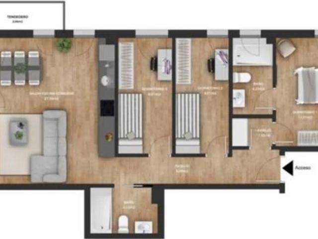 Piso en venta en Sierrapando, Torrelavega