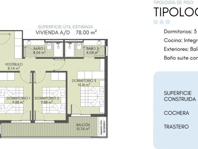 Piso en venta en La Vega, Arroyo De La Encomienda