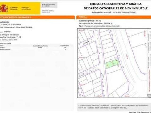 Piso en venta en Vilanova del Camí