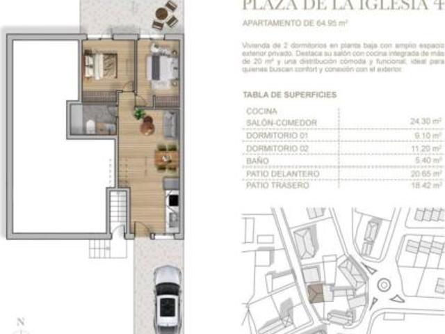 Piso en venta en Villalbilla, Madrid