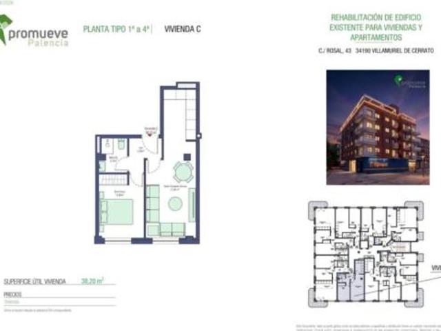 Piso en venta en Villamuriel De Cerrato, Castilla y León