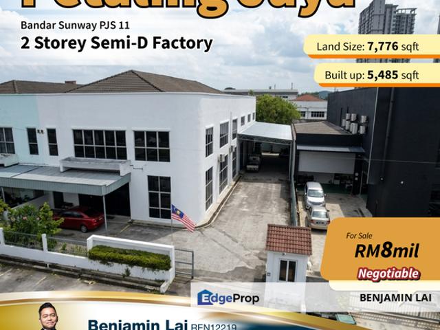 Warehouse for sale in Petaling, Damansara Damai