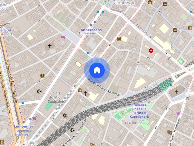 Appartement location à Quartier Midi-Lemonnier - Zuid-Lemonnierwijk, Bruxelles - Brussel