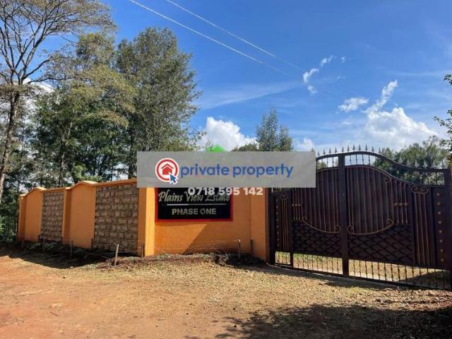 Land for sale in Kikuyu, Kiambu