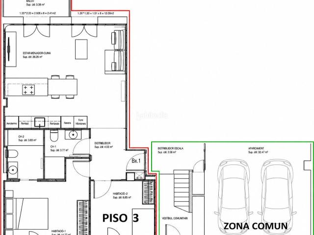 Piso en venta en Hostal, Vallès Oriental