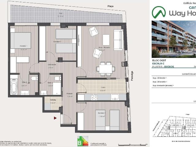 Piso en venta en El Canal, Baix Llobregat