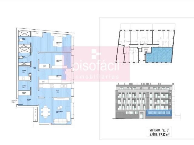 Piso en venta en Lugo, Lugo